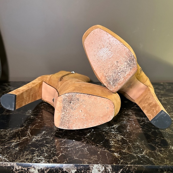 SCHUTZ Tan Platform Booties - Picture 5 of 5